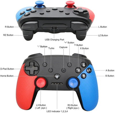 Bluetooth Wireless Game Controller for Nintendo