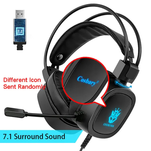 7.1 Virtual Surround Sound Gamer Earphones