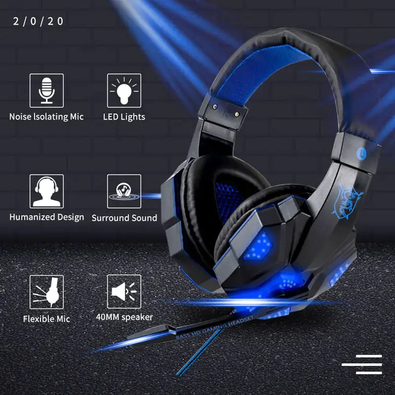 Multi-System Wired Gamer Headset